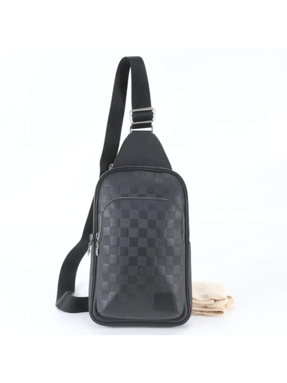 Louis Vuitton Damier Infini Avenue Sling Bag Leather